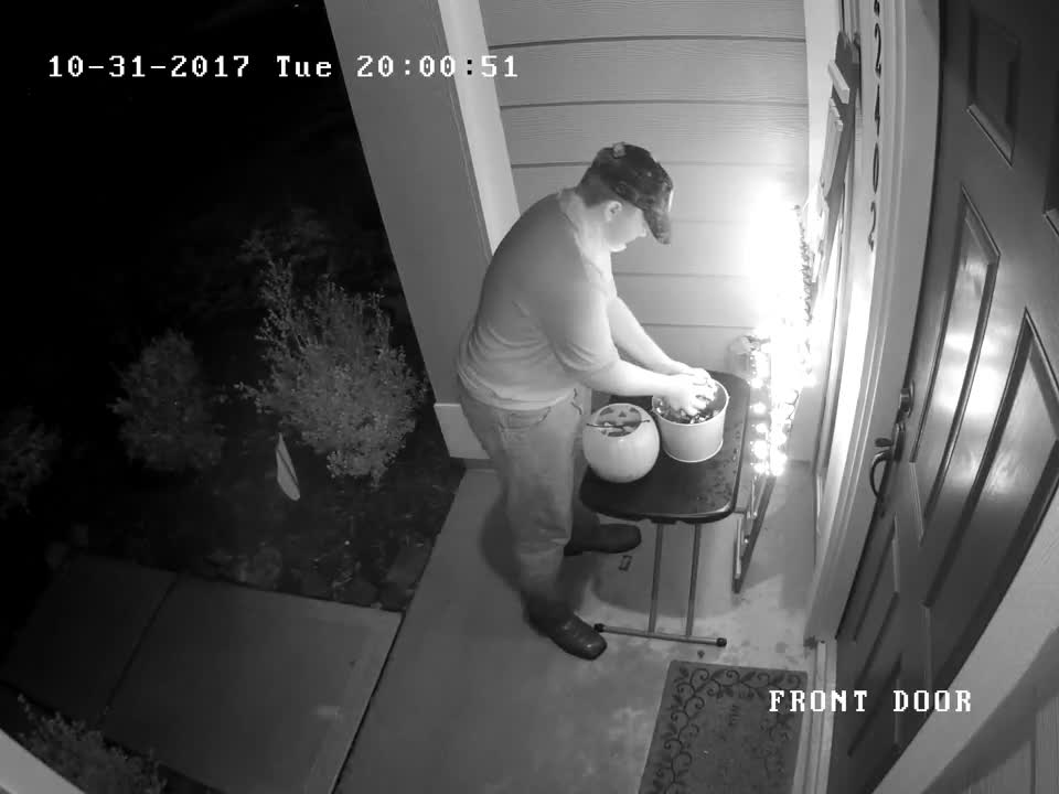 Man Steals Halloween Candy