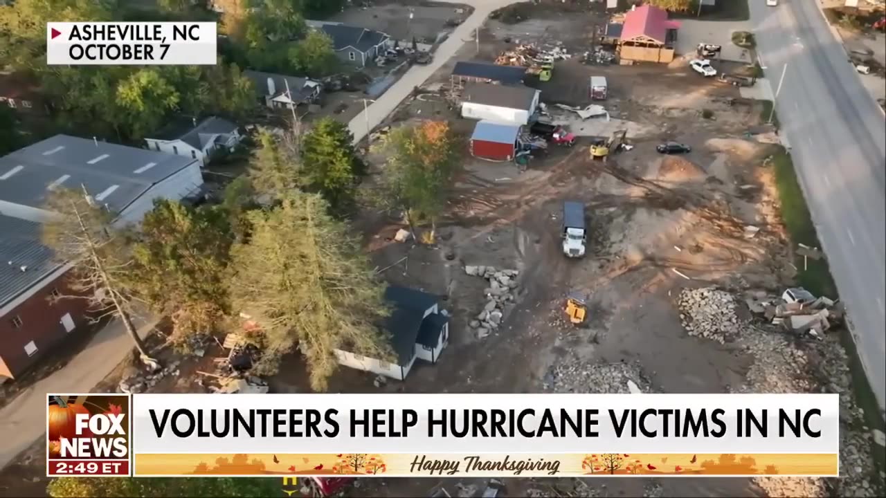 Volunteers bring holiday cheer to hurricane victims in NC