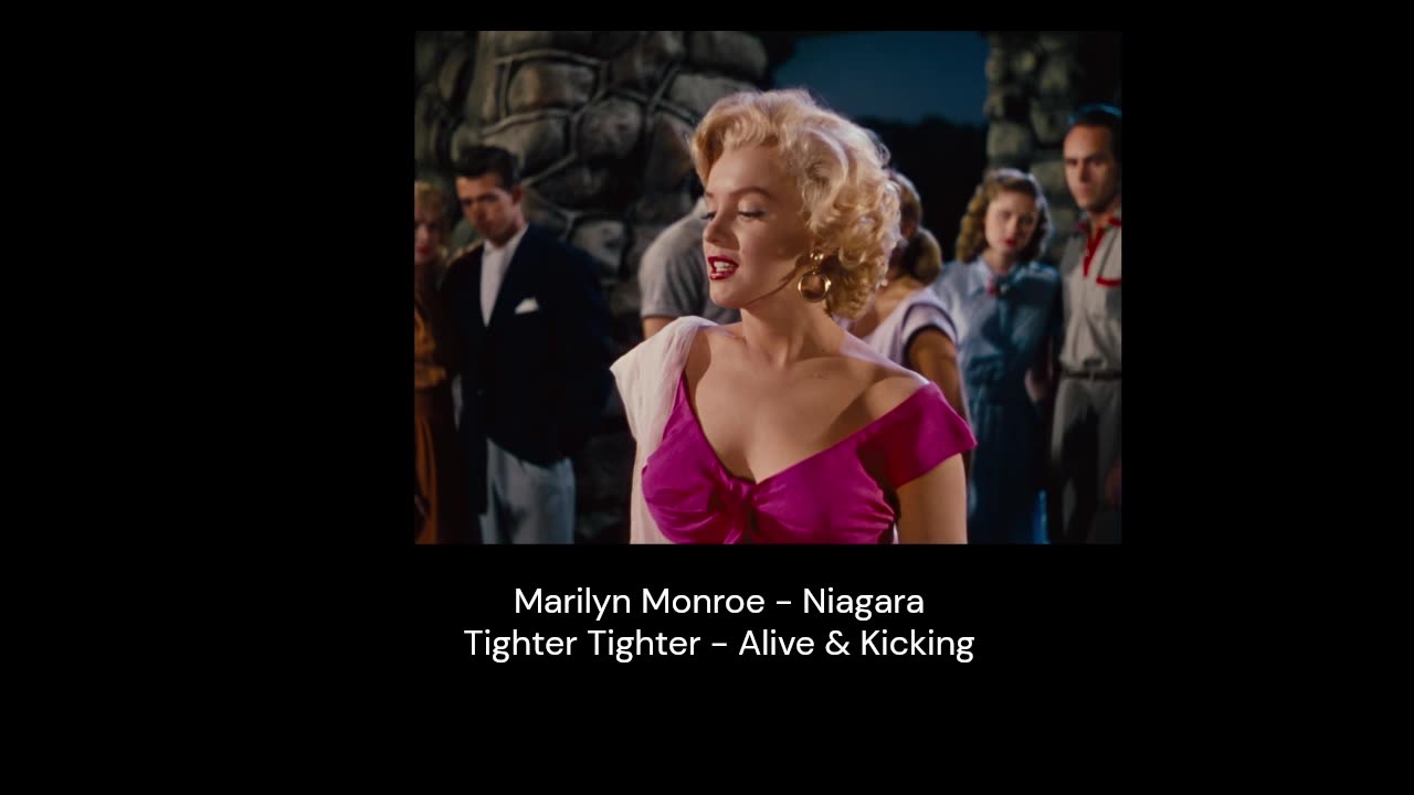 Marilyn Monroe in Niagara - Tighter Tighter by Alive and Kicking