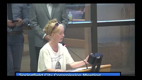 Springfield Ohio commission Meeting "Please give me a reason to stay"