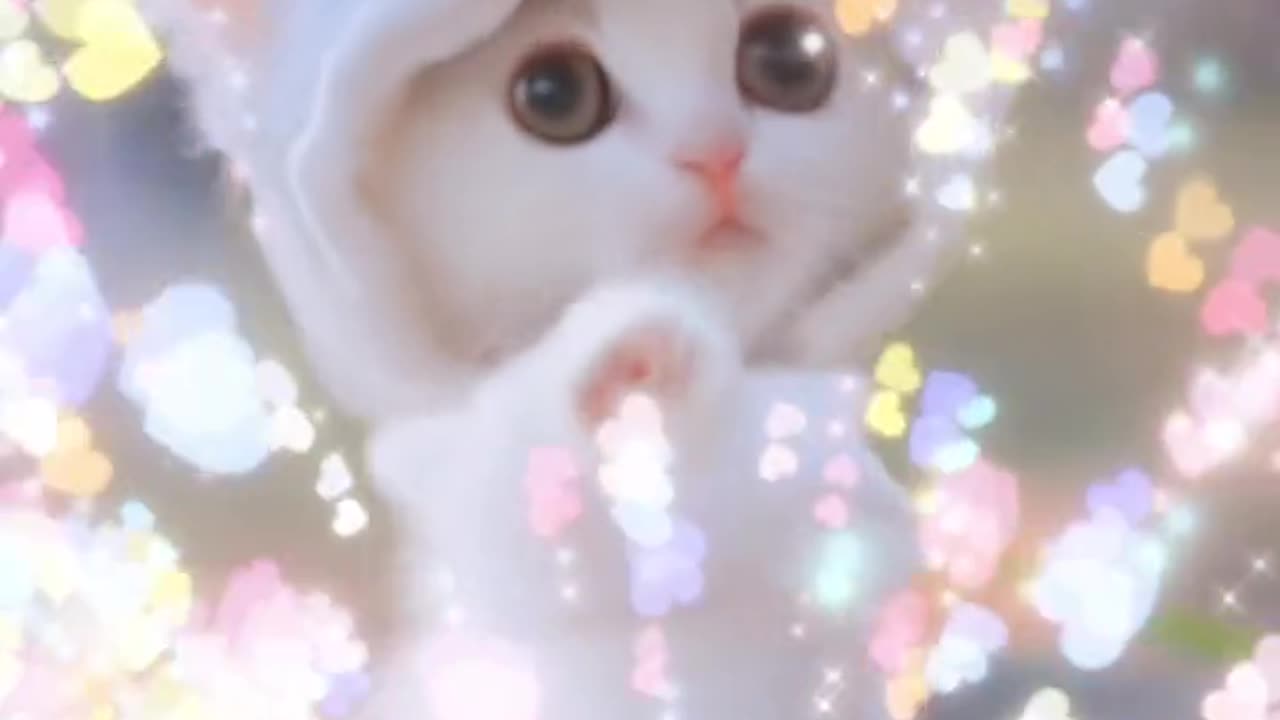 Cat cute dance