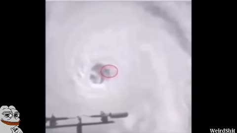 Giant UFO caught on camera by the International Space Station in the eye of the Hurricane Beryl