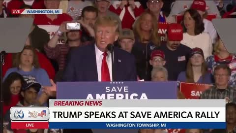 President Donald J. Trump in Washington, MI Save America Rally - Segments Apr. 2nd