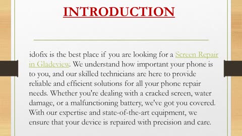 Screen Repair in Gladeview