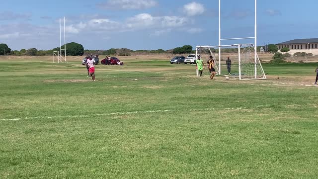 Gansbay Rovers vs. Express FC: Goal! Adam