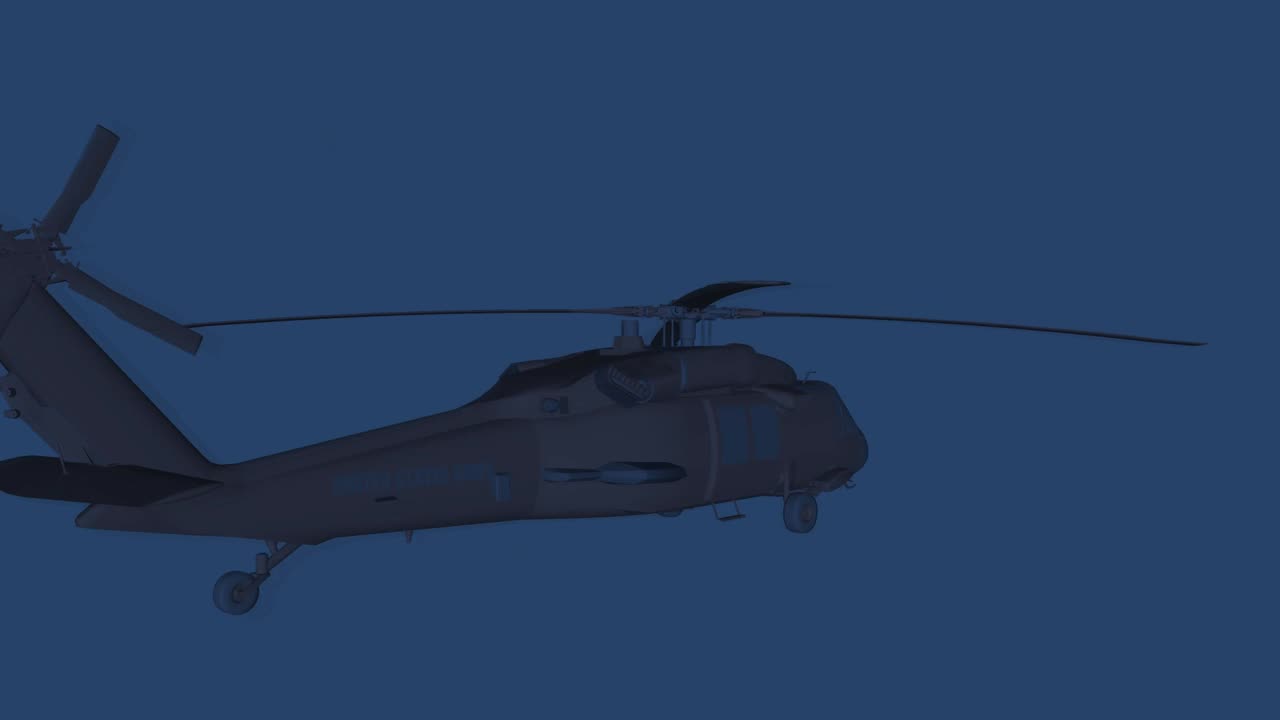 UH-60 Blackhawk Helicopter - 3D Model - 3D Printable