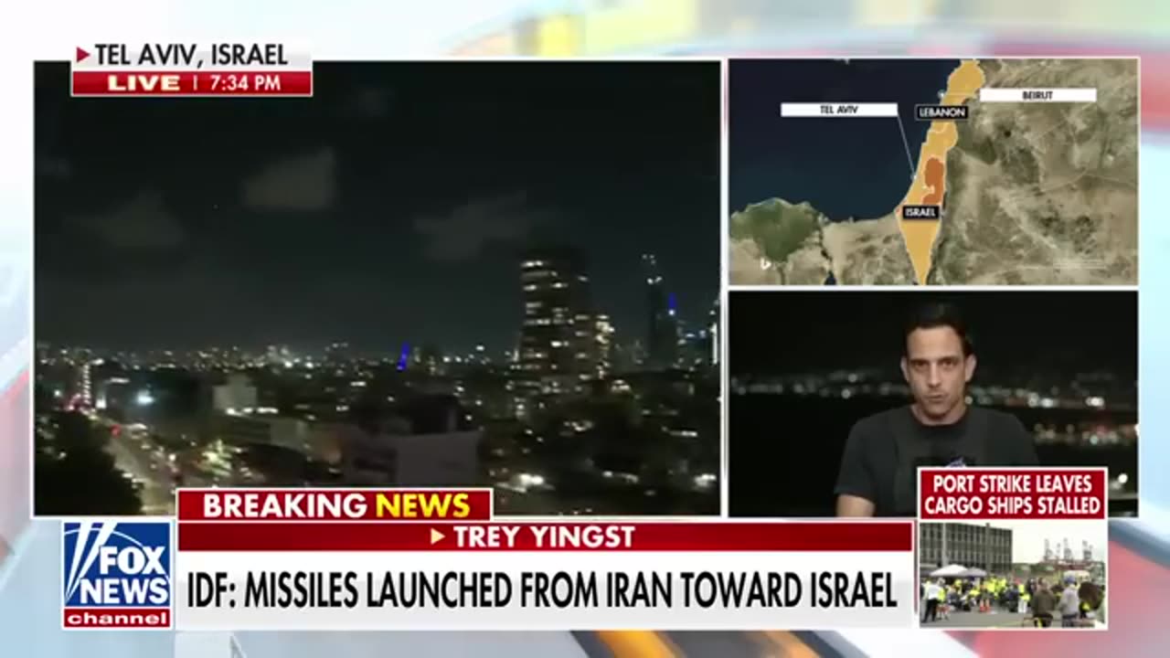 Breaking News_ Iranian missile attack underway against Israel