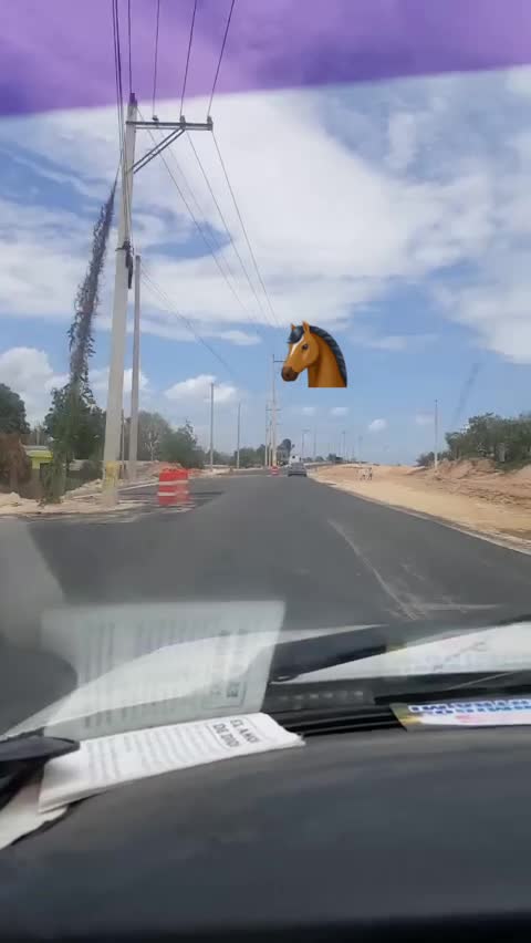 Increible postes de luz en medio de la calle