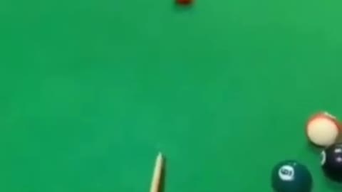 The cat plays snooker very well😂🤣😂