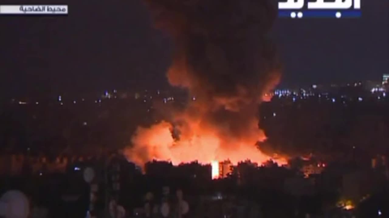 Beirut's Hezbollah Weapon Depots Explode in Massive Fireball!