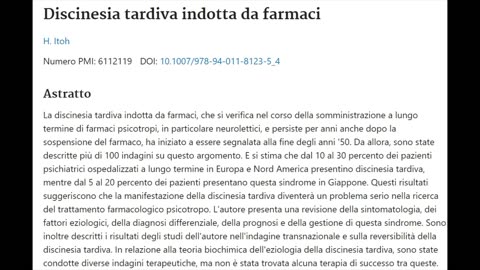 Una malattia di nome psichiatria