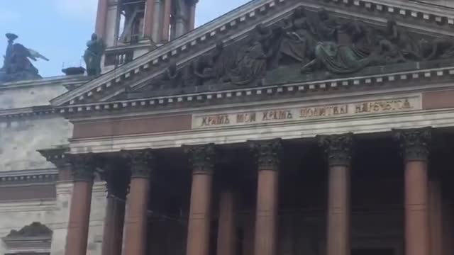 video of the Cathedral from St. Petersburg