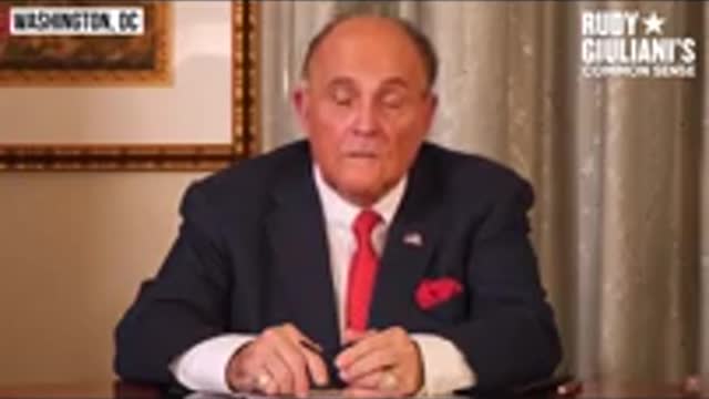 Rudy Guliani Speaks Crime AGAINST THE PEOPLE