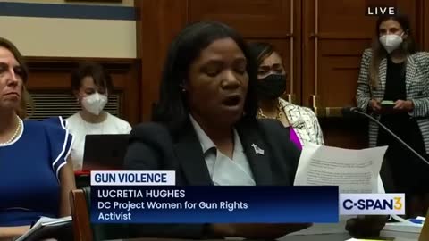 Lucretia Hughes Testifies at The Urgent Need to Address the Gun Violence Epidemic