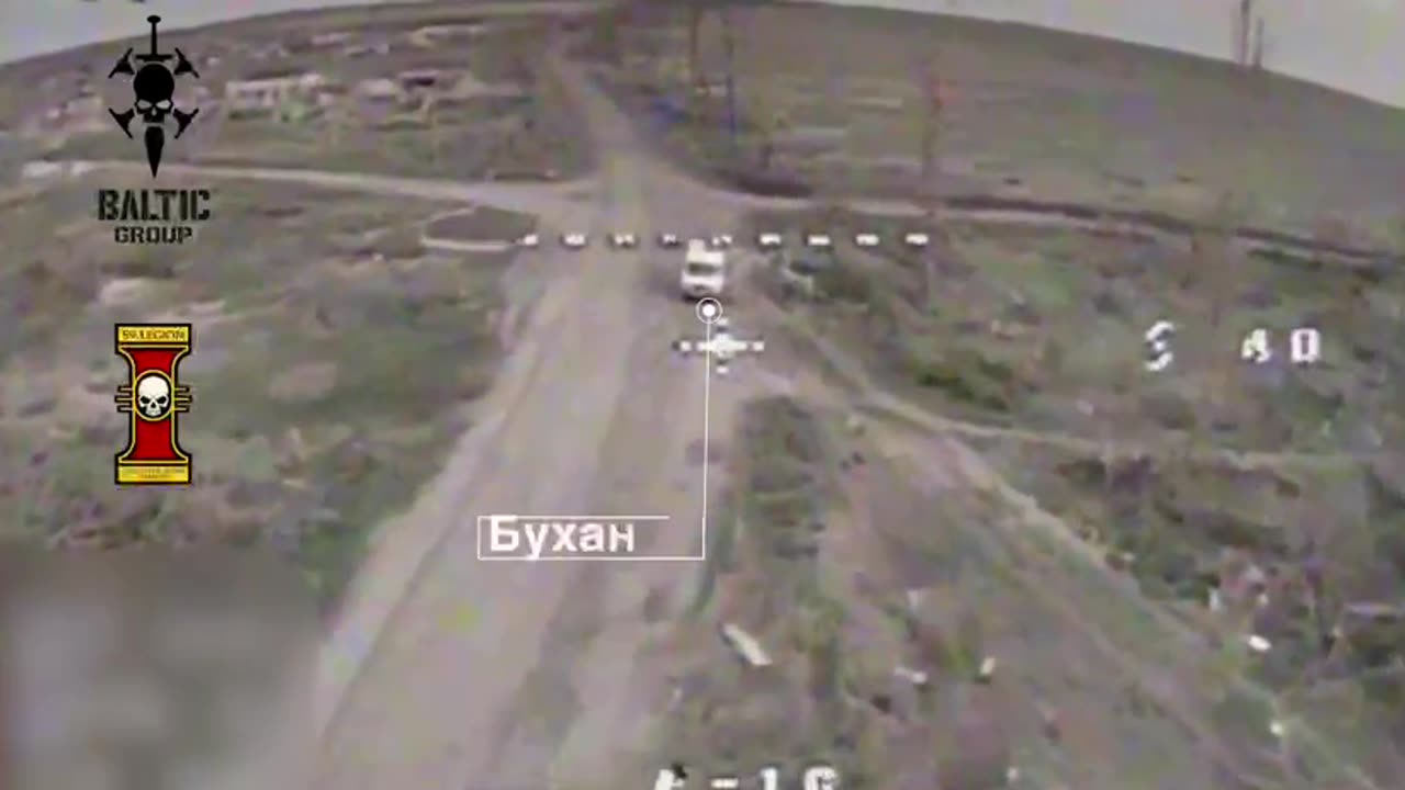 Ukrainian Drones Fly Straight Through the Windshield of Russian Transports