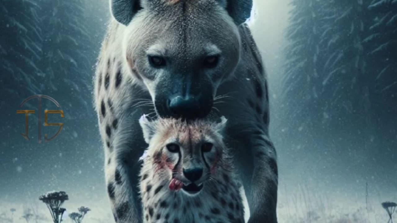 Wild predators in the wild (Hyena VS Cheetah)