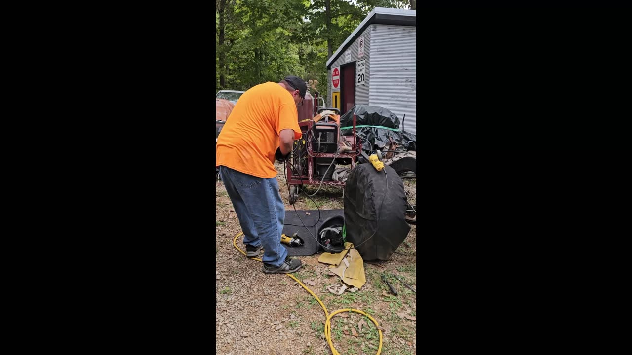 It Helps if You Plug the Angle Grinder In
