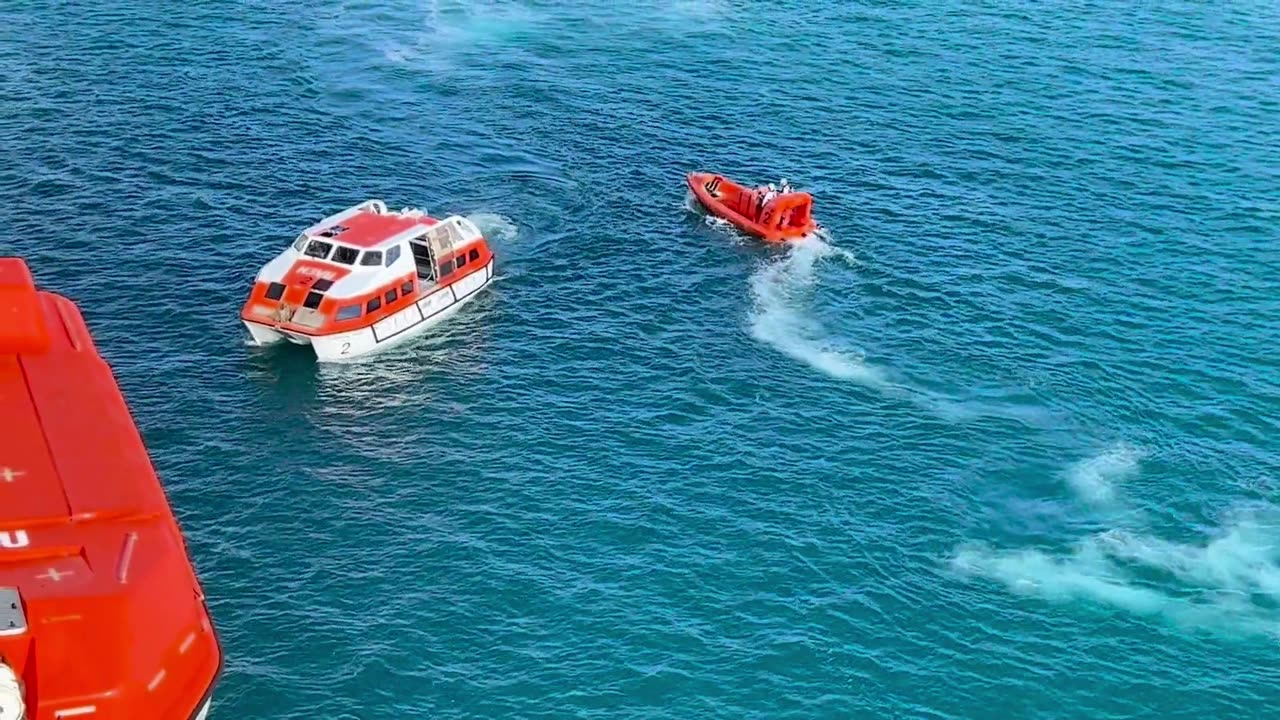 Search and Rescue (SAR) training for cruise ship