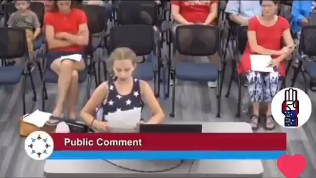 Nine year-old slams school for political bias, allowing BLM messaging