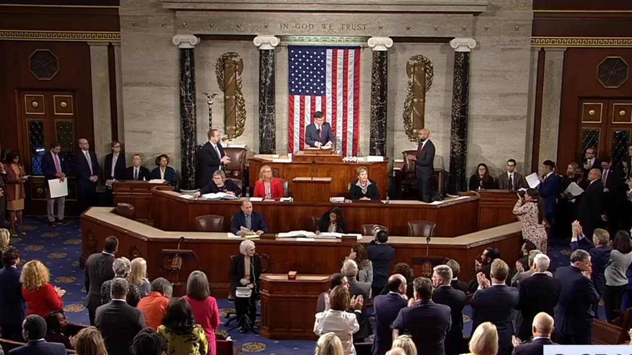 Rep. Mike Johnson takes the Oath of Office as the Newest Speaker of the House.