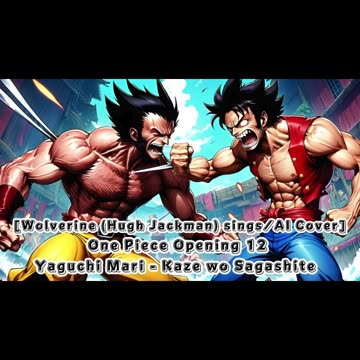 [Wolverine(Hugh Jackman) sings/AI Cover] One Piece Opening 12 Yaguchi Mari - Kaze wo Sagashite