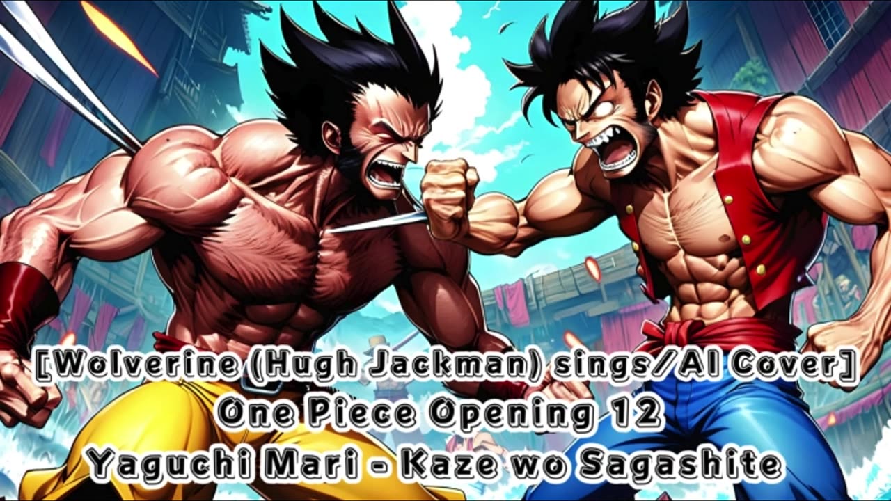 [Wolverine(Hugh Jackman) sings/AI Cover] One Piece Opening 12 Yaguchi Mari - Kaze wo Sagashite