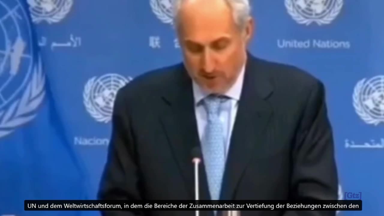 UN kündigt an, dass Klaus Schwab und die UN eine Vereinbarung zur "Beschleunigung"... 👁 UT deu.
