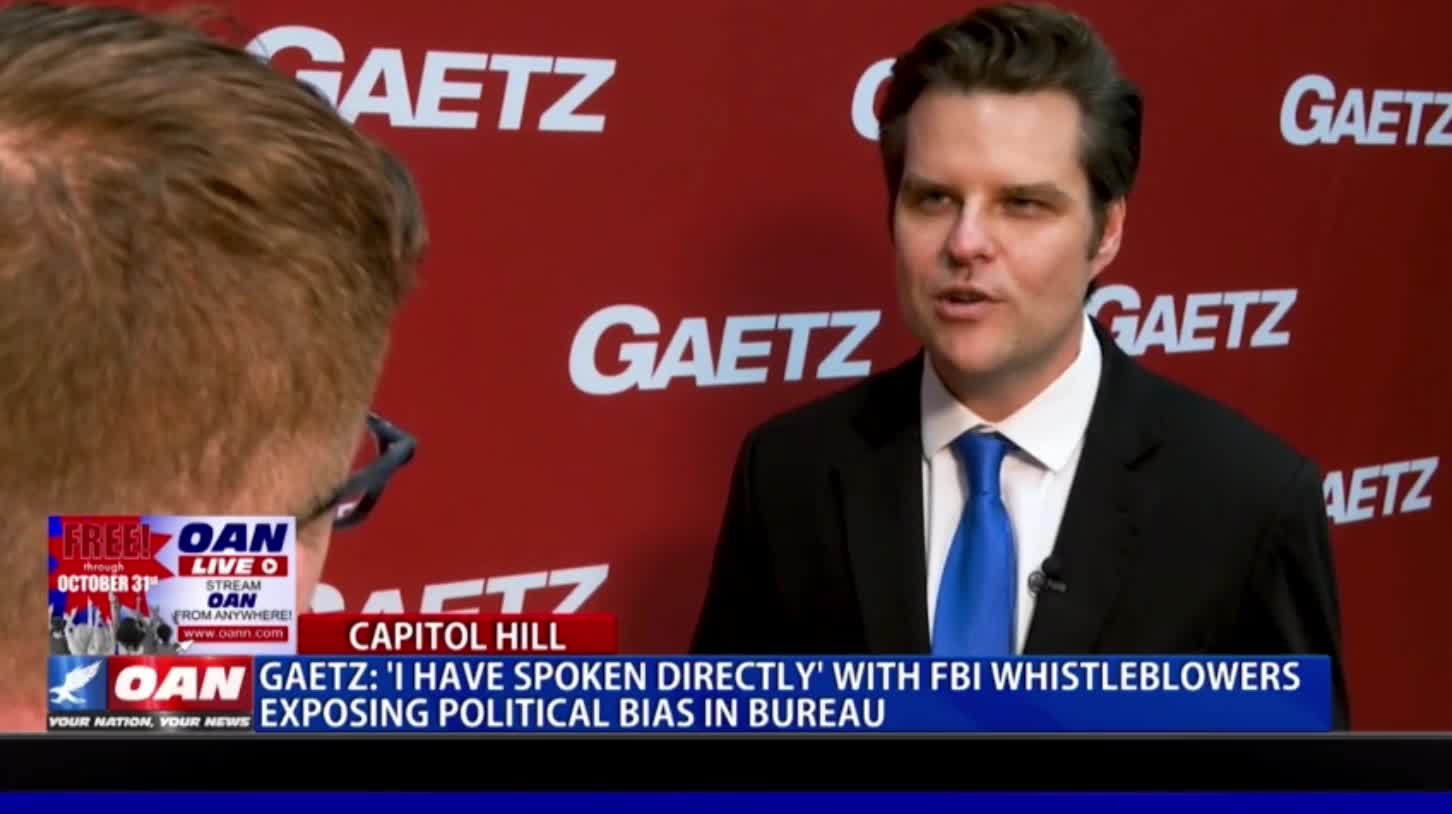 Matt Gaetz: We've received an unprecedented number of whistleblower complains