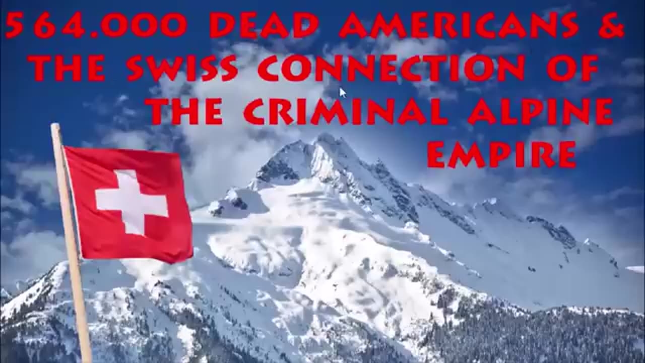 OXYCONTIN - 564.000 SEAD AMERICANS & SWISS CONNECTION OF THE CRIMINAL ALPHINE EMPIRE THIS IS DIREC