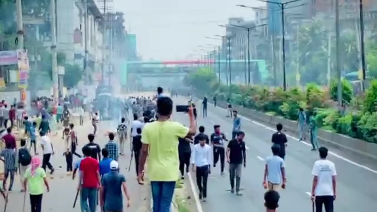 Bangladesh Students Protest's File Footage 18