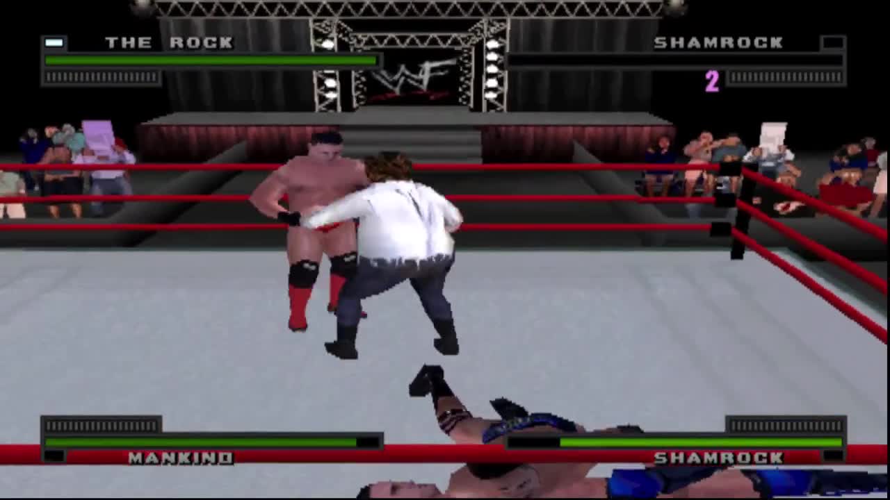 WWF Attitude PS1: Tornado match #22