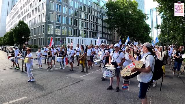 🔥 4 Trommler Gruppen & Freiheits Trychler in Frankfurt am 25.06.2022 - Europens United for Freedom