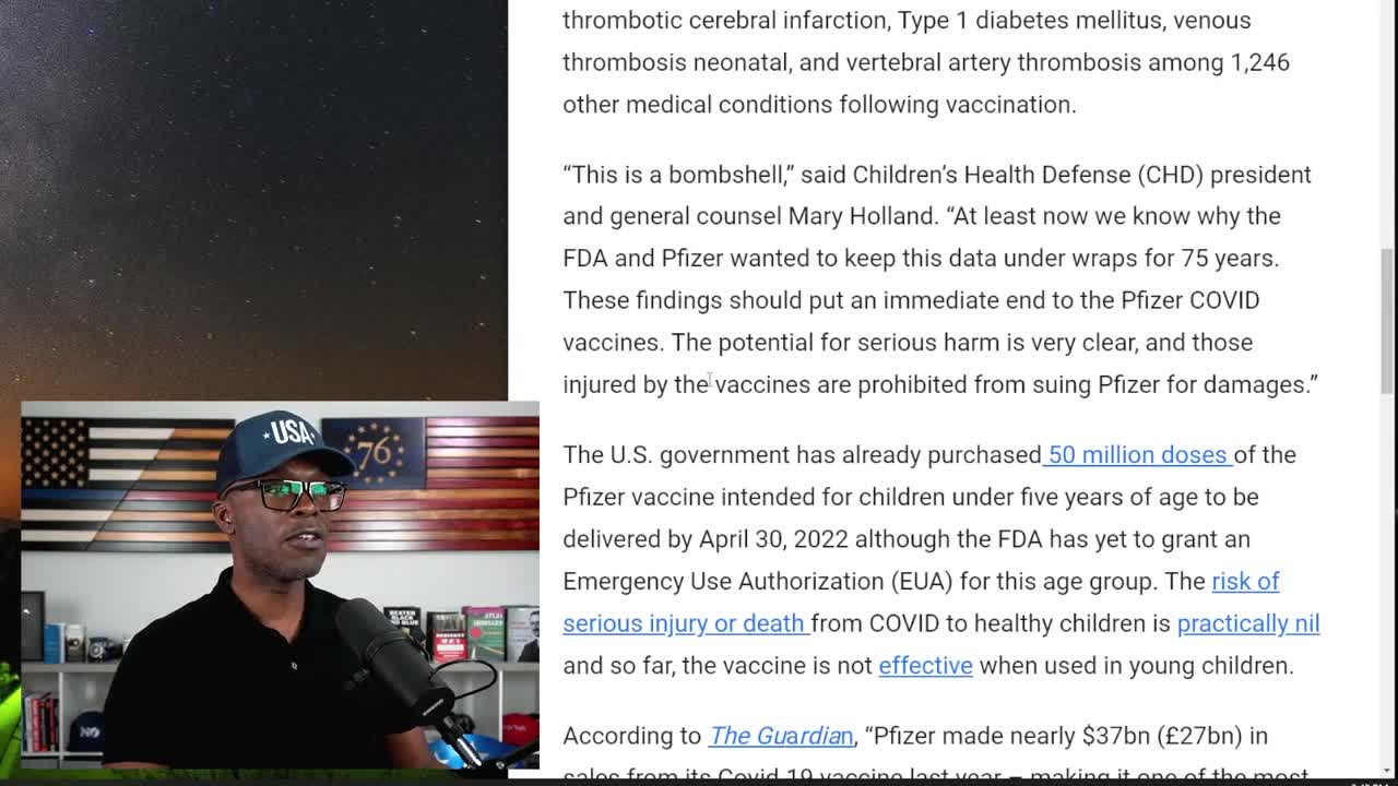 DA Releases BOMBSHELL Vaccine Data With 1,200 Side Effects!