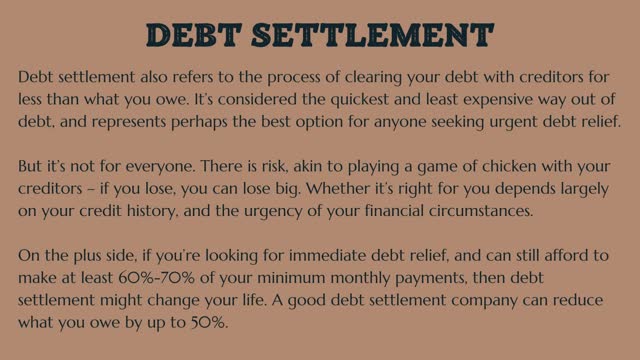 Debt Management vs. Debt Settlement: What’s the Difference?