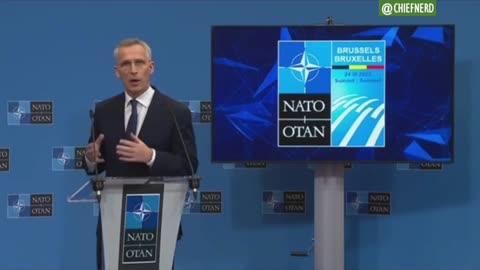 NATO Sec. Gen. Jens Stoltenberg Says They Have Activated Chemical, Biological, and Nuclear Defenses