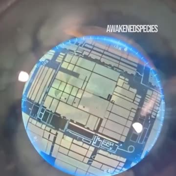 The iPhone's nanotechnology chip under a microscope