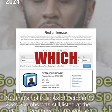 Fact Check: NO Evidence Diddy Died In Hospital Bed As Of October 11, 2024