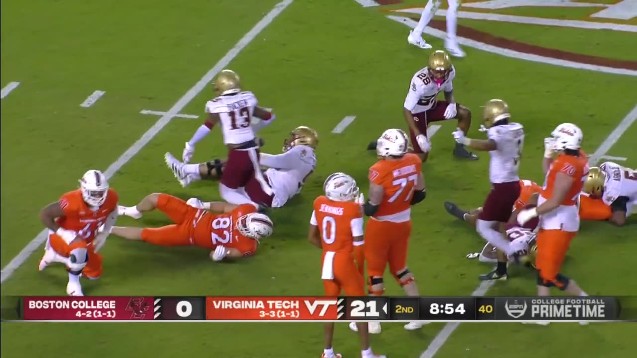 Boston College Eagles vs. Virginia Tech Hokies Game Highlights - Oct 17, 2024