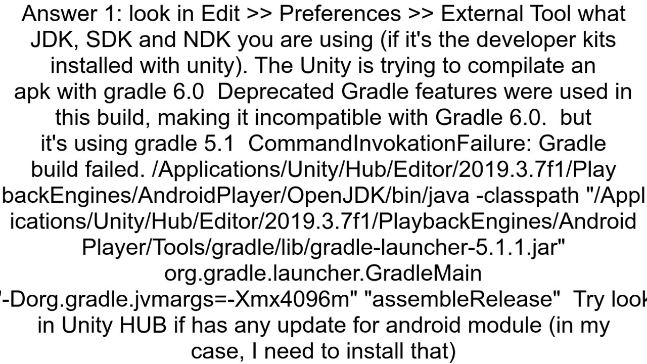 upgraded my unity from 201840 to 201937 I cannot build an apk now