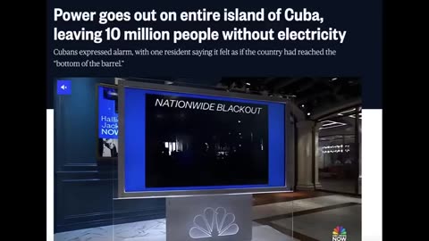 Lights Out In Cuba