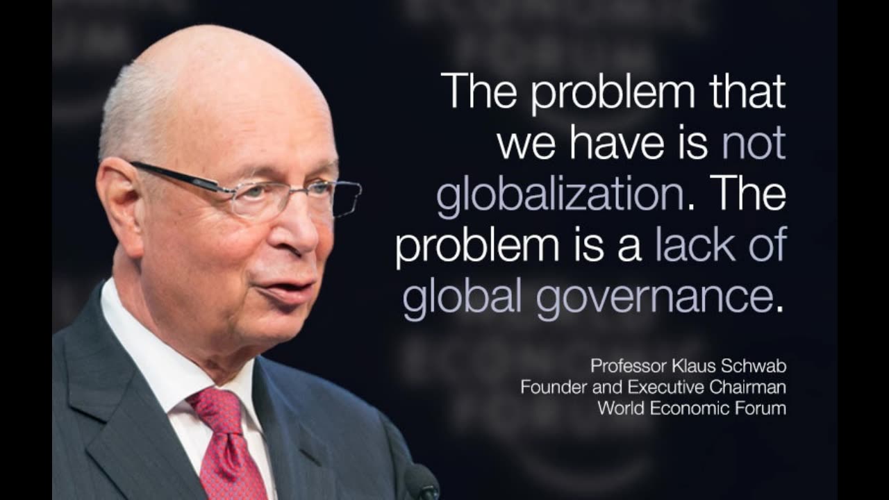 Klaus Schwab (Head of WEF) - "The world will have to adapt to 'New World'/Great Reset