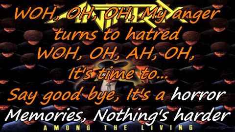 Anthrax - A.D.I. - Horror of It All {smash the walls time to karaoke}