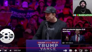 Elon Musk at NYC Donald Trump Rally (FULL SPEECH REACTION)