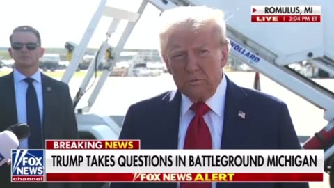 President Trump takes on a barrage of questions with ease