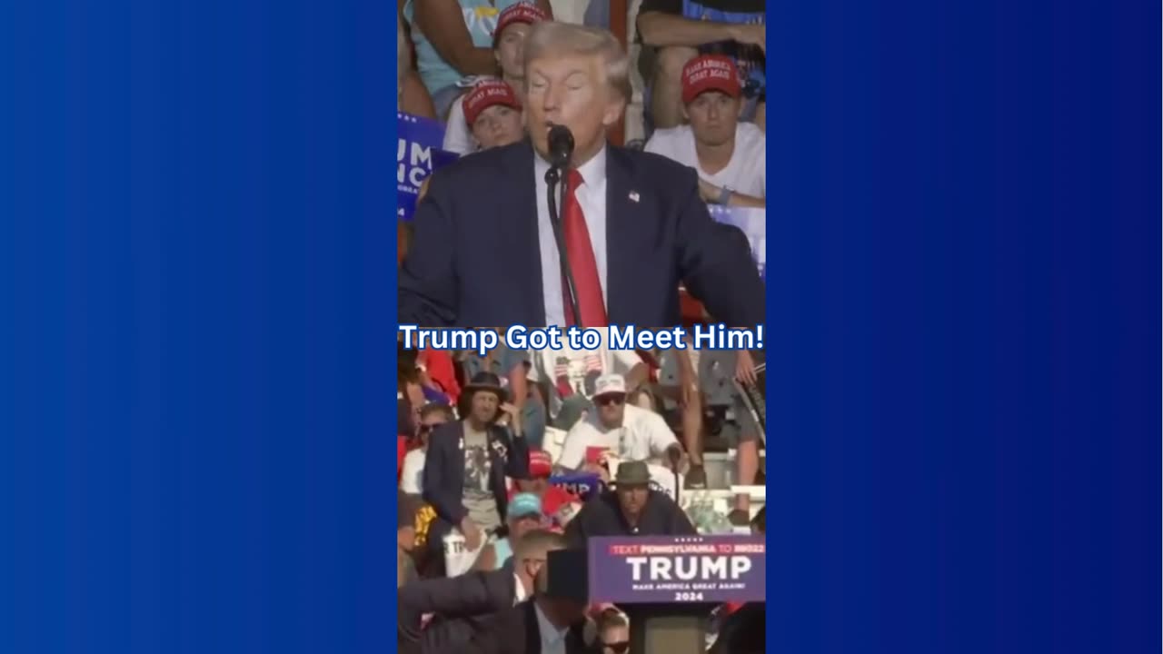 Trump Meets Man Behind Him During Rally Shooting at Pennsylvania Rally