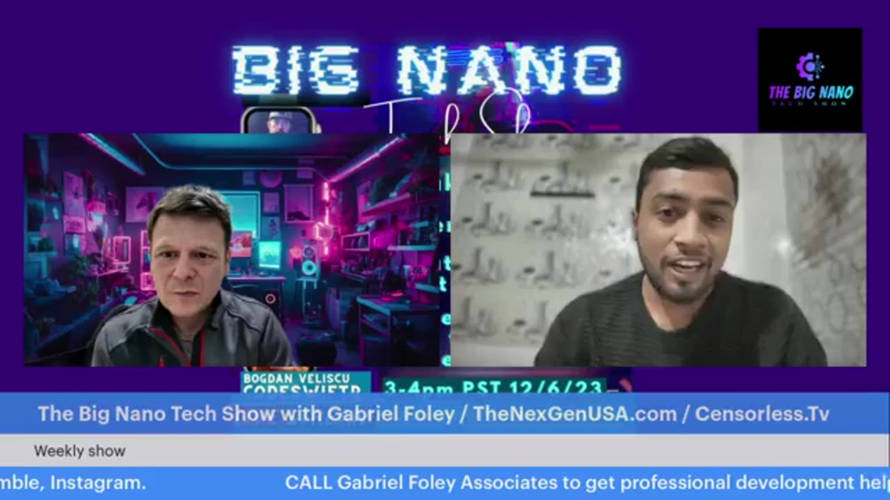 The Big Nano Tech Show with Gabriel Foley / 12-6-2023