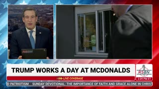 WATCH: President Trump Works at McDonald’s in PA - 10/20/24