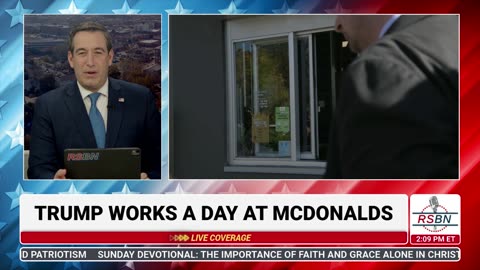 WATCH: President Trump Works at McDonald’s in PA - 10/20/24