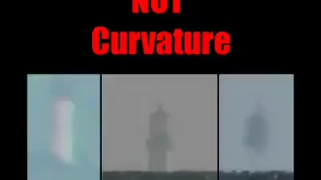 Refraction NOT Curvature