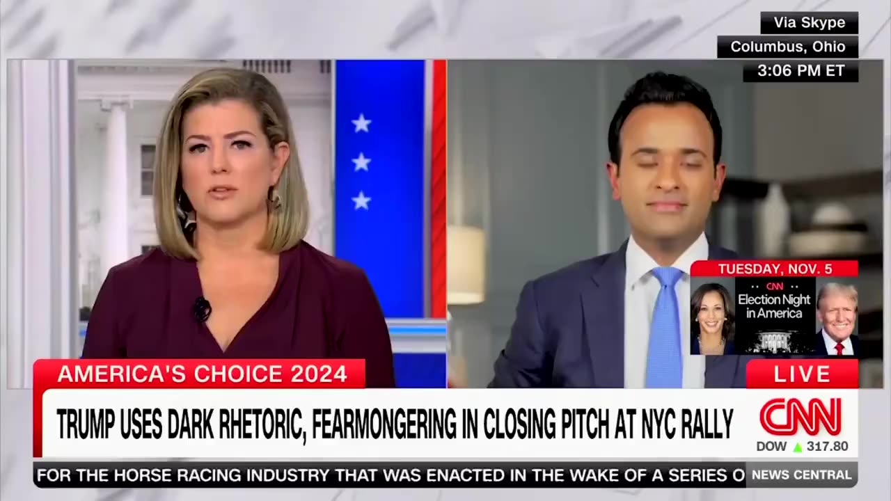 “GET OFF YOUR HIGH HORSE!” Vivek leaves CNN host in SILENCE after exposing her fake outrage ove